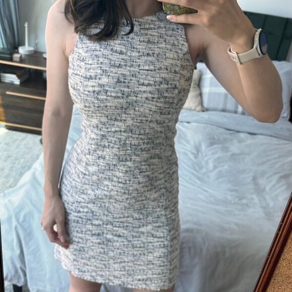 Grey tweed Ann Taylor Loft Dress - Picture 1 of 7